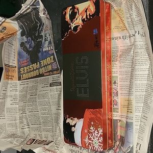 Large Elvis Christmas Chocolate tin